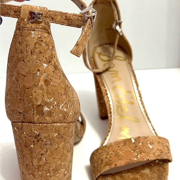 Sam Edelman Tan Cork Heels - Picture 7 of 8